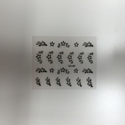 3D Sticker schwarz XF 172